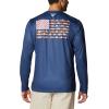 Columbia Men’s Terminal Tackle PFG Fish Flag Long Sleeve(Carbon/Solarize)