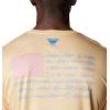 Columbia Men’s Terminal Tackle PFG Fish Flag Long Sleeve(Cocoa Butter/Sorbet Mid Atlantic Fish)