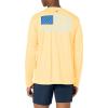 Columbia Men’s Terminal Tackle PFG Fish Flag Long Sleeve(Cocoa Butter/Vivid Blue Inshore Slam)