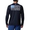 Columbia Men’s Terminal Tackle PFG Fish Flag Long Sleeve(Collegiate Navy/Agate Blue Mid Atlantic)