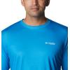 Columbia Men’s Terminal Tackle PFG Fish Flag Long Sleeve(Compass Blue/White Offshore Fish)