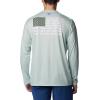 Columbia Men’s Terminal Tackle PFG Fish Flag Long Sleeve(Cool Green/Cypress Alaska Fish)