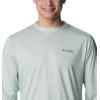 Columbia Men’s Terminal Tackle PFG Fish Flag Long Sleeve(Cool Green/Cypress Alaska Fish)