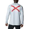 Columbia Men’s Terminal Tackle PFG Fish Flag Long Sleeve(Cool Grey/Al Fish)
