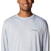 Columbia Men’s Terminal Tackle PFG Fish Flag Long Sleeve(Cool Grey/City Grey)