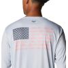 Columbia Men’s Terminal Tackle PFG Fish Flag Long Sleeve(Cool Grey/City Grey)