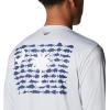 Columbia Men’s Terminal Tackle PFG Fish Flag Long Sleeve(Cool Grey/Sc Fish)