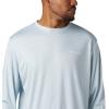 Columbia Men’s Terminal Tackle PFG Fish Flag Long Sleeve(Cool Grey/Sorbet)