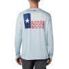 Columbia Men’s Terminal Tackle PFG Fish Flag Long Sleeve(Cool Grey/Tx Fish)