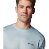 Columbia Men’s Terminal Tackle PFG Fish Flag Long Sleeve(Crushed Blue/Faded Peach Trout + Flies)