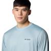 Columbia Men’s Terminal Tackle PFG Fish Flag Long Sleeve(Crushed Blue/Lemon Wash Inshore Slam)