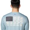 Columbia Men’s Terminal Tackle PFG Fish Flag Long Sleeve(Crushed Blue/Lemon Wash Inshore Slam)