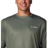 Columbia Men’s Terminal Tackle PFG Fish Flag Long Sleeve(Cypress/Cool Grey Bass Lures)
