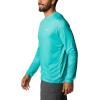 Columbia Men’s Terminal Tackle PFG Fish Flag Long Sleeve(Electric Turquoise/Sun Glow)