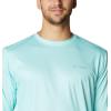 Columbia Men’s Terminal Tackle PFG Fish Flag Long Sleeve(Gulf Stream/Bright Nectar)