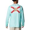 Columbia Men’s Terminal Tackle PFG Fish Flag Long Sleeve(Gulf Stream/Fl Fish)
