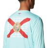 Columbia Men’s Terminal Tackle PFG Fish Flag Long Sleeve(Gulf Stream/Fl Fish)
