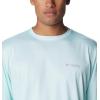 Columbia Men’s Terminal Tackle PFG Fish Flag Long Sleeve(Icy Morn/Canyon Blue)