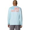 Columbia Men’s Terminal Tackle PFG Fish Flag Long Sleeve(Marine Light)