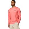 Columbia Men’s Terminal Tackle PFG Fish Flag Long Sleeve(Melonade)