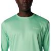 Columbia Men’s Terminal Tackle PFG Fish Flag Long Sleeve(Ocean Mint/Ocean Blue Offshore Slam)