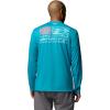 Columbia Men’s Terminal Tackle PFG Fish Flag Long Sleeve(Ocean Teal)