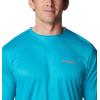 Columbia Men’s Terminal Tackle PFG Fish Flag Long Sleeve(Ocean Teal/Corange Inshore Slam)