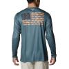 Columbia Men’s Terminal Tackle PFG Fish Flag Long Sleeve(Pond/Koi)