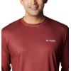 Columbia Men’s Terminal Tackle PFG Fish Flag Long Sleeve(Red Jasper/White Bass Lures)