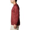 Columbia Men’s Terminal Tackle PFG Fish Flag Long Sleeve(Red Jasper/White Bass Lures)
