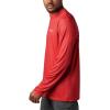 Columbia Men’s Terminal Tackle PFG Fish Flag Long Sleeve(Red Spark/White)