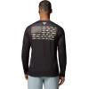 Columbia Men’s Terminal Tackle PFG Fish Flag Long Sleeve(Shark/Cypress)