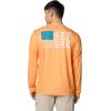Columbia Men’s Terminal Tackle PFG Fish Flag Long Sleeve(Summer Orange/White Offshore Slam)