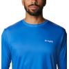 Columbia Men’s Terminal Tackle PFG Fish Flag Long Sleeve(Vivid Blue/Fl Fish)