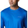 Columbia Men’s Terminal Tackle PFG Fish Flag Long Sleeve(Vivid Blue/Tx Flag)