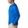 Columbia Men’s Terminal Tackle PFG Fish Flag Long Sleeve(Vivid Blue/Tx Flag)