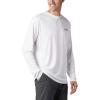 Columbia Men’s Terminal Tackle PFG Fish Flag Long Sleeve(White/Bright Nectar)