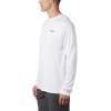 Columbia Men’s Terminal Tackle PFG Fish Flag Long Sleeve(White/Bright Nectar)