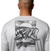 Columbia Mens Terminal Tackle PFG Fish Shine II Long Sleeve(Cool Grey)