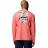 Columbia Mens Terminal Tackle PFG Fish Shine II Long Sleeve(Melonade)
