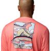 Columbia Mens Terminal Tackle PFG Fish Shine II Long Sleeve(Melonade)