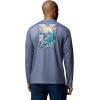 Columbia Mens Terminal Tackle PFG Fish Shine II Long Sleeve(New Moon)