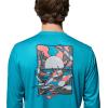 Columbia Mens Terminal Tackle PFG Fish Shine II Long Sleeve(Ocean Teal)