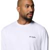 Columbia Mens Terminal Tackle PFG Fish Shine II Long Sleeve(White)