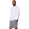 Columbia Mens Terminal Tackle PFG Fish Shine II Long Sleeve(White)