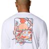 Columbia Mens Terminal Tackle PFG Fish Shine II Long Sleeve(White)
