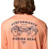 Columbia Men’s Terminal Tackle PFG Sea Creature Long Sleeve(Bright Nectar)