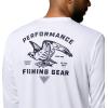 Columbia Men’s Terminal Tackle PFG Sea Creature Long Sleeve(White)