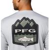 Columbia Men’s Terminal Tackle PFG Shield Long Sleeve(Cool Grey)