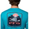 Columbia Men’s Terminal Tackle PFG Shield Long Sleeve(Ocean Teal)